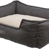 Trixie Be eco gerecycled hondenmand coline hoekig donkergrijs bei