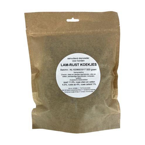Dog treatz Lam rijst koekjes