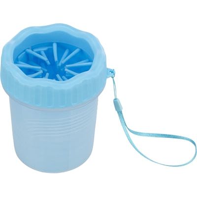 Trixie Pootreiniger voor de hond silicone pp blauw