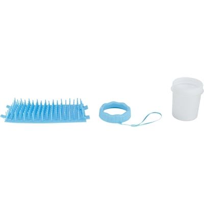 Trixie Pootreiniger voor de hond silicone pp blauw