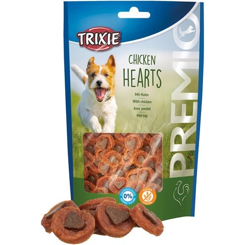 Trixie Premio honden kip hartjes