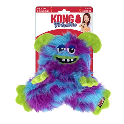 Kong Frizzle razzle met piep en kreukel geluid verstevigd