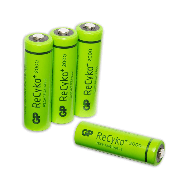 Gp oplaadbare aa-batterijen 2100mah nimh 4pk