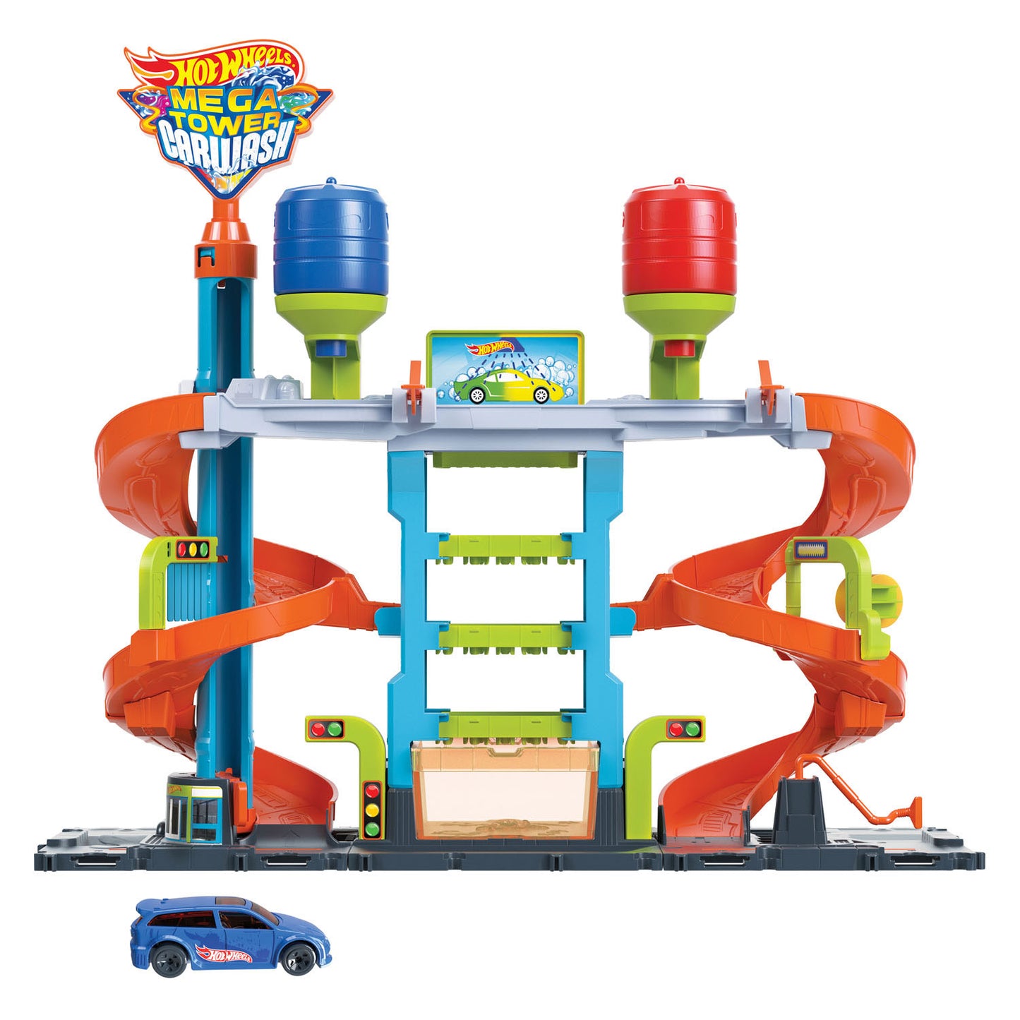 Hot Wheels City Mega Tower Autowasserette