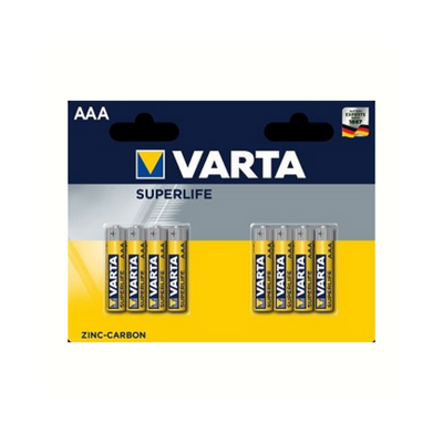batterijen AAA Superlife R03 1,5V zink-carbon 8 stuks