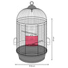 FLAMINGO FLAMINGO Parkietenkooi Sanna 2 34x34x67 cm wit
