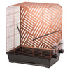 FLAMINGO FLAMINGO Grasparkietenkooi Mona 50x34x65 cm koperkleurig