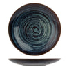 Cosy Trendy Cosy Trendy Dessertbord Atlantis 6 st cirkelpatroon Ø21,5 cm blauw