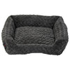 Jack and Vanilla Jack and Vanilla Huisdierenbank Softy S 60x52x18 cm rosette grijs