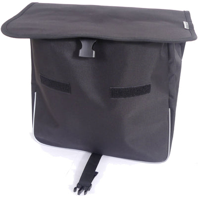 Edge Dubbele fietstas Basic Shopper 32 liter 32 x 38 x 13cm (2x) zwart