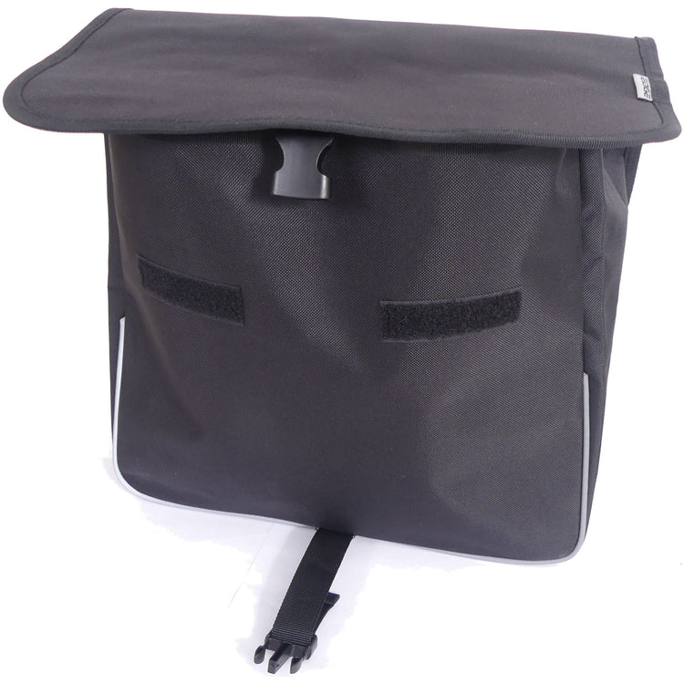 Edge Dubbele fietstas Basic Shopper 32 liter 32 x 38 x 13cm (2x) zwart