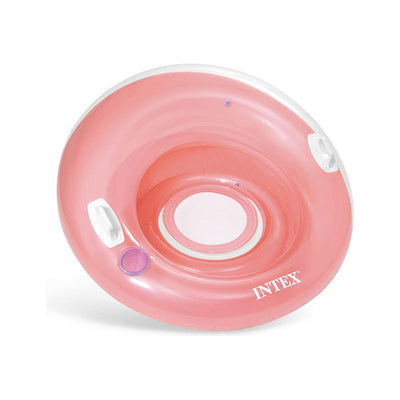 Intex - Gekleurde loungestoel voor op het water-Roze