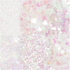Creativ Company Glitter en Pailletten Wit, 6x5gr