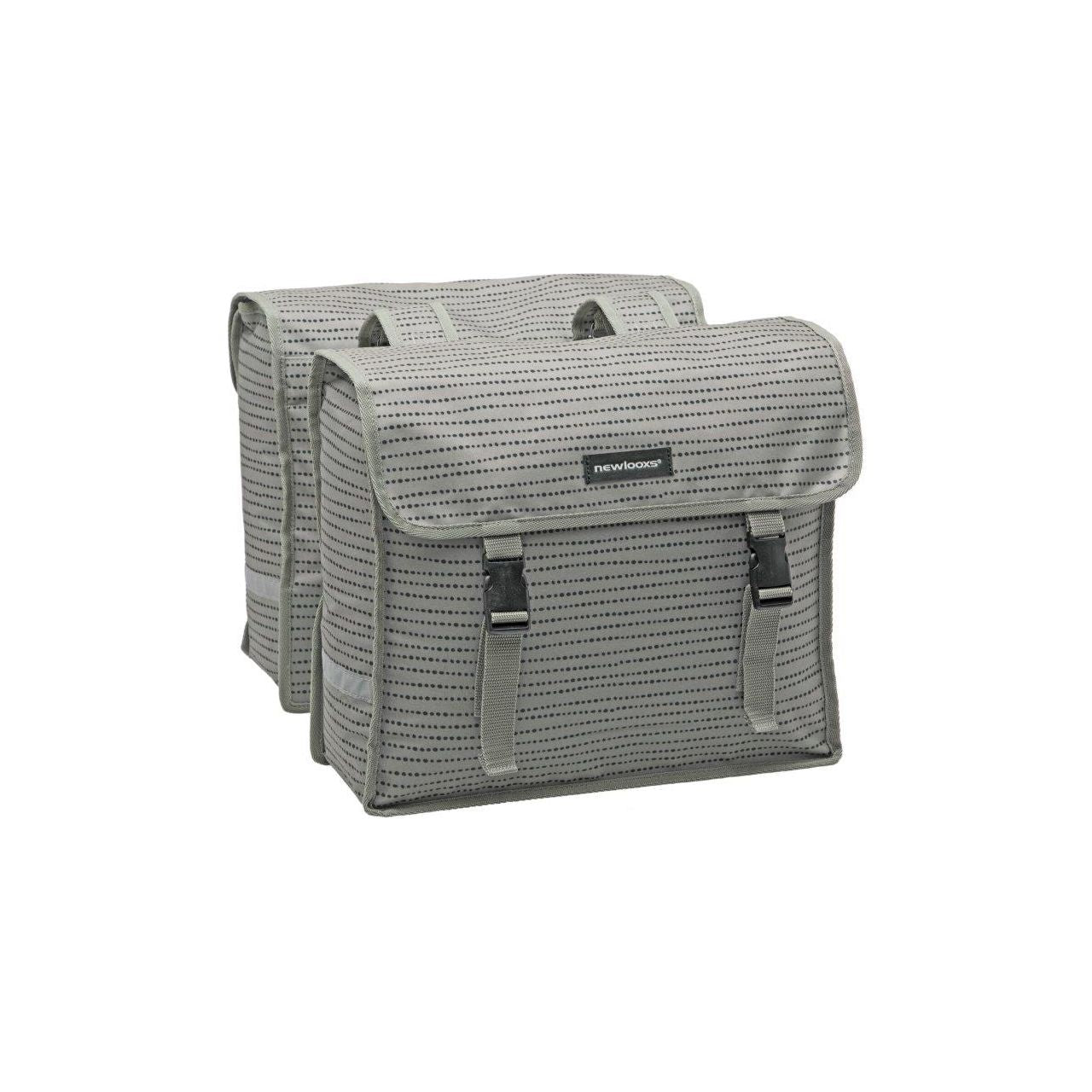 Kt Tas New dubbel fiori grijs