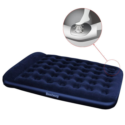 Bestway Luchtbed met ingebouwde voetpomp 203x152x28 cm