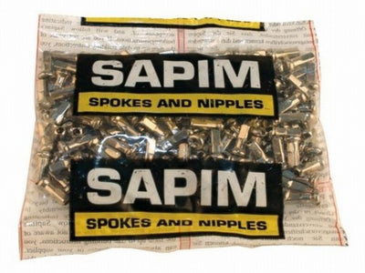 Sapim Spaaknippel velg 13 voor spaak 14 zilver (100 stuks)