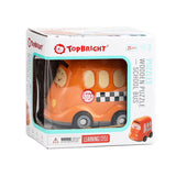 Topbright Houten Legpuzzel School met Schoolbus, 24st. - afbeelding 2