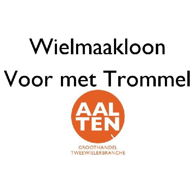 Wiel maken spaakloon voor met trommel