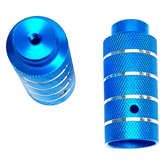 Hzb Hzb freestyle asverlengers pegs 110 mm blauw set 2 stuks