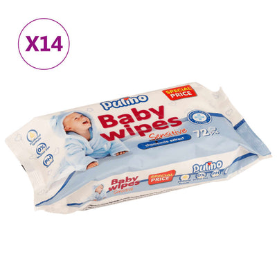 VidaXL Babydoekjes 14 pakken 1008 doekjes