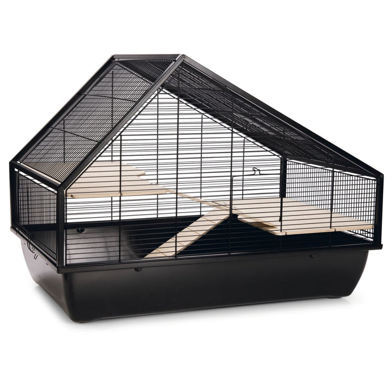 Beeztees Beeztees Knaagdierenkooi Boas 76x46x57 cm zwart