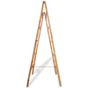 VidaXL Dubbele handdoekenladder met 5 tredes 50x160 cm bamboe
