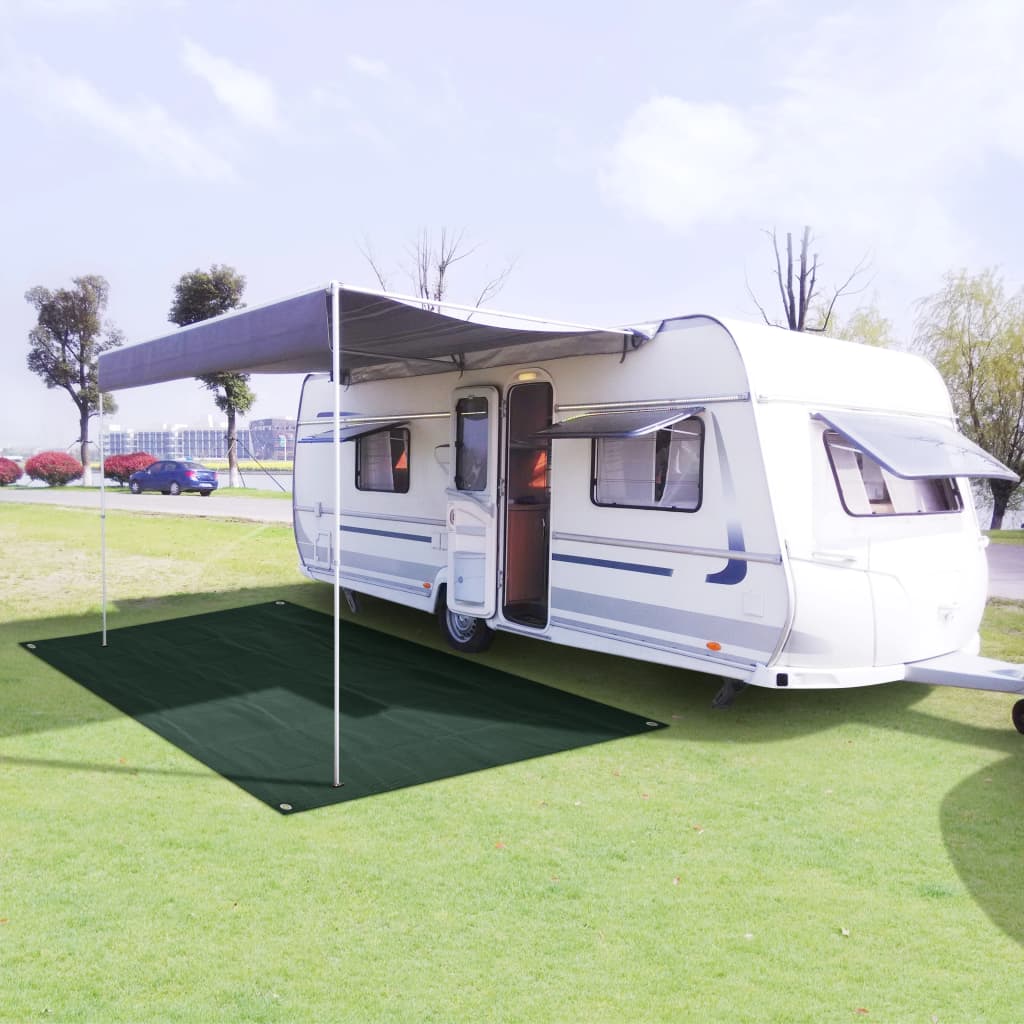 VidaXL Tenttapijt 300x500 cm HDPE groen