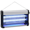 VidaXL Vliegendoder 30 W aluminium zwart