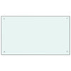 VidaXL Spatscherm keuken 90x50 cm gehard glas wit