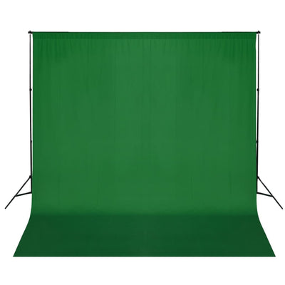 VidaXL Achtergrondsysteem 600x300 cm groen