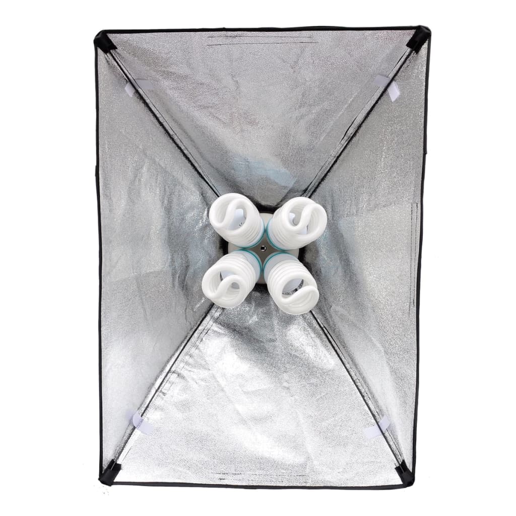 VidaXL Lampstatief 2 st met softbox