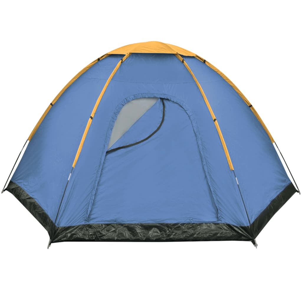 VidaXL Tent 6-persoons blauw en geel