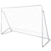 VidaXL Voetbalgoals 2 st 240x90x150 cm staal