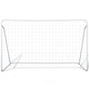 VidaXL Voetbalgoals 2 st 240x90x150 cm staal