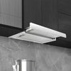VidaXL Afzuigkap inbouw slank 480 m³ u aluminium roestvrij staal