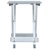 VidaXL Campingkruk 28x26x39 cm aluminium