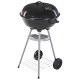 ProGarden ProGarden Kogelbarbecue op wielen 46 cm zwart - afbeelding 1