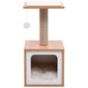 Vidaxl kattenkrabpaal met sisal krabmat 62 cm