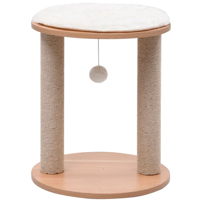 VidaXL Kattenkrabpaal klein met krabpalen 44 cm