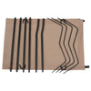VidaXL Campingbed 180x60x19 cm oxford stof en staal taupe
