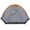 VidaXL Tent 6-persoons grijs