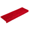 VidaXL Trapmatten 5 st 65x21x4 cm rood