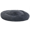 VidaXL Honden- kattenkussen wasbaar 90x90x16 cm pluche donkergrijs