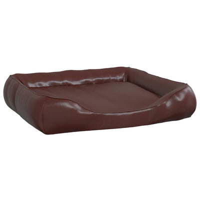 VidaXL Hondenmand 80x68x23 cm kunstleer bruin