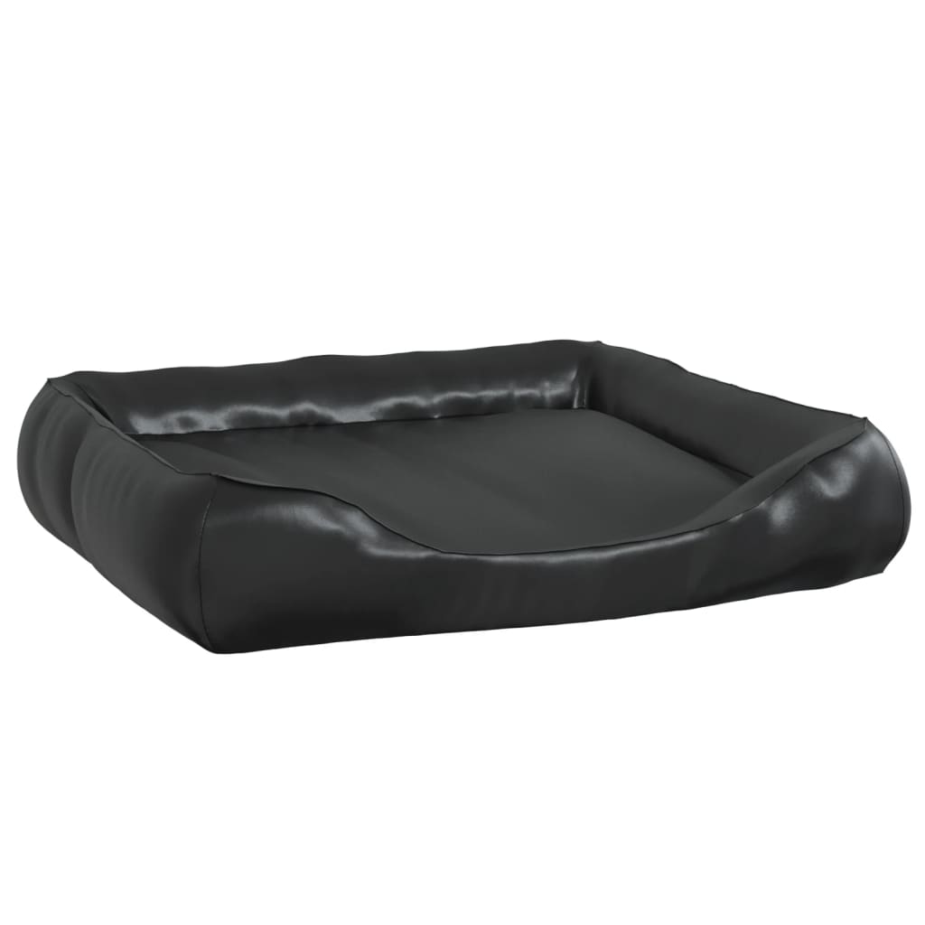 VidaXL Hondenmand 80x68x23 cm kunstleer zwart
