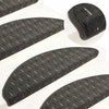 Vidaxl trapmatten 15 st 56x17x3 cm antracietkleurig
