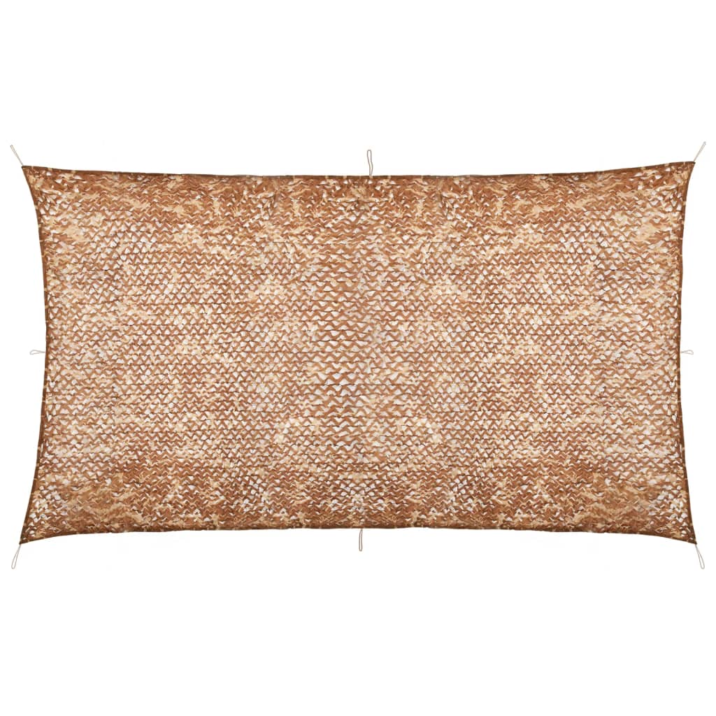 VidaXL Camouflagenet met opbergtas 3x7 m beige