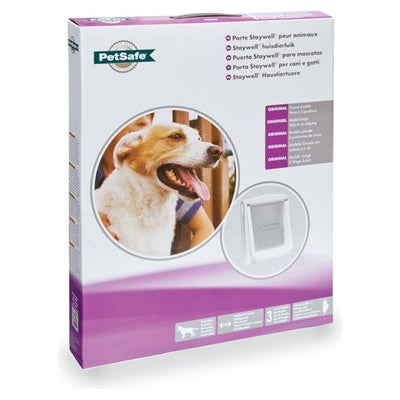 Petsafe Hondenluik large wit transparant