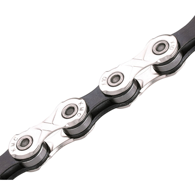 Km X10 fietsketting 10 speed 1 2x11 128 122 schakels zilver zwart