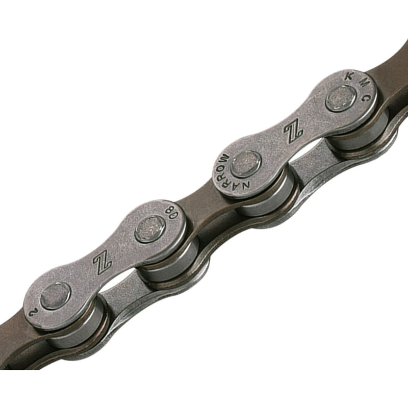 Km c z7 fietsketting 7-8 speed 1 2x3 32 116 schakels grijs bruin